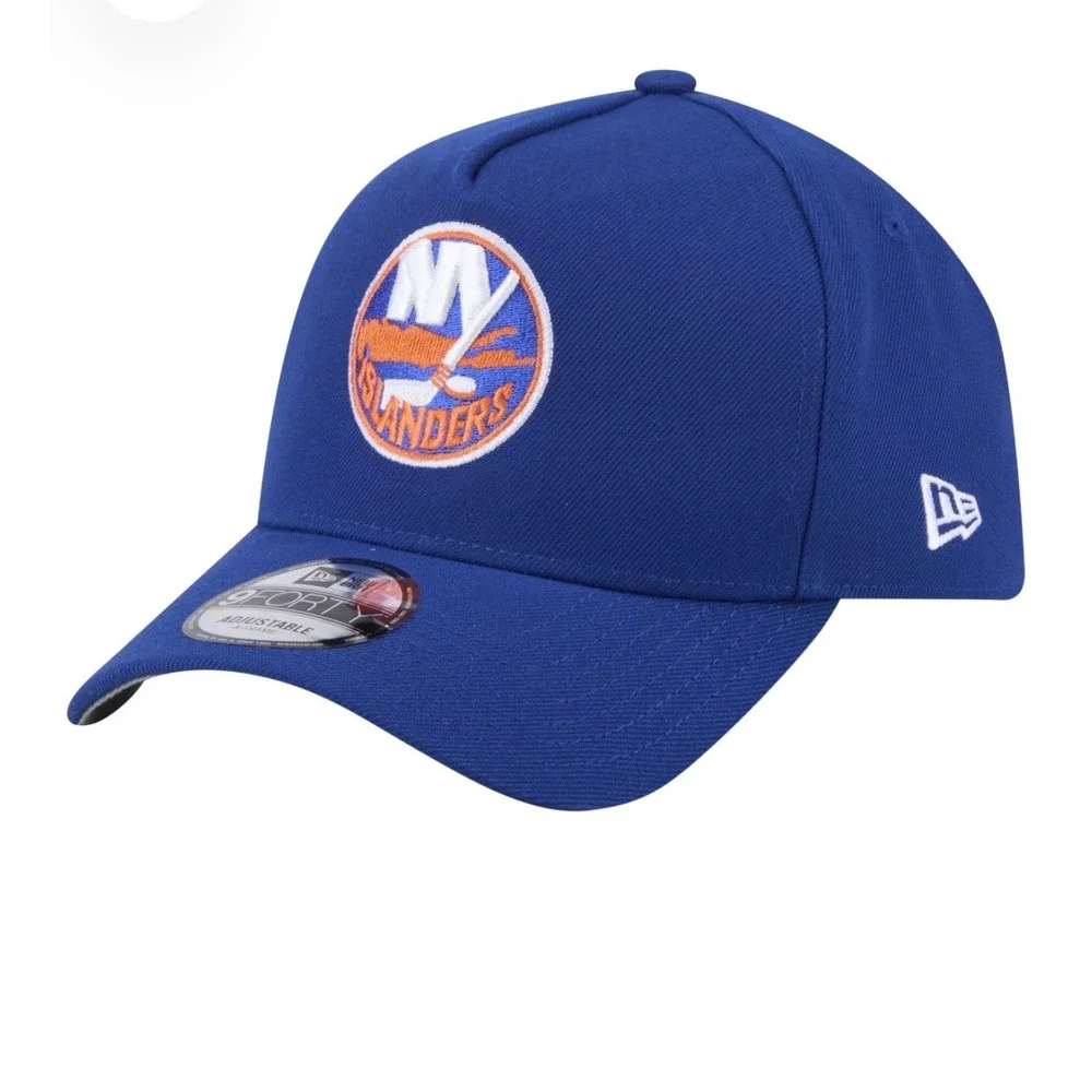 New York Islanders Hat New‎ Era NHL 9FORTY A-Frame Adjustable Cap Blue NEW